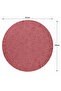 Handmade Fine Taffeta Fabric Round Tablecloth 151 X 155 cm |   Jacquard Patterned Decorative Living Room and Kitchen Tablecloth - 4