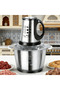 5-in-1 immersive handheld blender, equipped with 800ml mixing cup, 600ml chopper, stainless steel intelligent blade, along with egg beater, potato grinder, food chopper/processor - 7