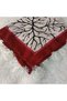 Handmade Needlework Writing, Scarf, Yemeni, Mevlit Cover, Head Cover, 4 Sides Embroidered, 100*100cm - 6