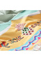 Sansad Yellow Double Cotton Duvet Cover Set - 4