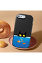 Black Silicone Case with Shock-Absorbing Camera Protections Compatible with iPhone 7 Plus/8 Plus - 2