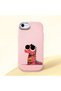Pink Silicone Case with Shock-Absorbing Camera Protections Compatible with iPhone 7/8/Se 2020 2022