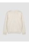 Lcw Kids Ecru Crew Neck Boys' Knit Sweater - 3