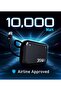 Pixy Mini Pro 10,000 mAh 30 W Power Bank – Credit-Card-Sized Fast USB‑C Charger with Built-in Cable, LED Touch Display, Pass‑Through Charging – World’s Smallest 30W PD - 8