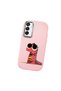 Pink Silicone Case with Shock-Absorbing Camera Protection Compatible with Samsung Galaxy M15 - 3
