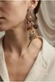 Handmade Wooden and Beaded Detailed Feathered Authentic Single Earring - 3
