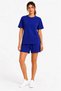 Premium Osy Modal Soft Textured T-Shirt and Pocket Shorts Set - Navy Blue - 4