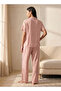 Intimates Pyjama Set Button-Down Shirt & Trousers Viscose - 4