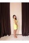 Women's Square Neck Mini Dress - 3