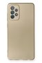 Compatible Case for Samsung Galaxy A72 Soft Colorful Flexible Premium Rubber Silicone - Gold