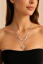Figured Anti-Tarnish Steel Adjustable Chain Luxury Necklace - 2