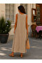 Timeless Elegance - Women's Off-The-Shoulder Loose Blouse and Strap Dress Two-Piece Set - 6