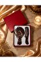 Luxury Gift Boxed Ottoman Palace Collection Antique Copper Stone Embroidered Hand Mirror and Comb Set - 2