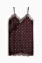 Lace-trimmed satin nightslip - 6