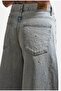 Women's Denim Color T-4S6-99 Baggy Bermuda Embroidery Shiny Stone Special Design Jort - 6