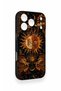 iPhone 17 Pro Compatible Mystic Sun Pattern Silicone Case - 4
