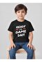 Black Ready For Game Day Kids T-Shirt - 4
