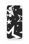 Realme C75 Compatible Black Mega Star Patterned Silicone Case - 2