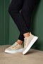 Zrc2653 - Premium Exclusive Men's Sneaker with Rubber Detail Beige - 6