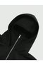 Women's Fashion Barclay Street Style Hip-Hop Double Layer Hooded Sweatshirt Black - 8