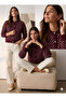 Women's Polka Dot Buttoned Knitwear Cardigan - 3