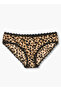 Bikini Briefs Mid Rise Animal Print