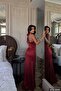 Halter Neck Satin Slim Long Dress - 3