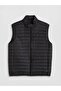 Regular Fit Stand Collar Men's Puffer Vest (W6) - 4