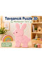 Montessori 3D Colorful Educational Puzzle Toy - Children's Puzzle Set with Rabbit Figure