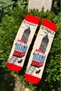 Unisex Istanbul Nostalgic Tram Patterned Cream Socks