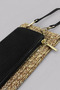 Vexa Genuine Leather (20cm Height X 12cm Width) Minimal Crossbody Bag with Soft Straw Rope Phone Holder, Zipper Wallet - 4