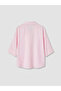 Lcw Vision Pink Oversize Dobby Women's Shirt - 7