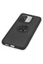 Aconcept Redmi 12C Case Montreal Silicone Cover with Ring (114132) - Black - 5