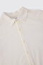 Boy's Buttoned Long Sleeve Ecru Shirt - 3
