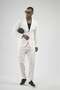 Slim Fit Men's Cotton Linen Top and Bottom Set - 4