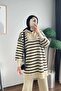 Lily Striped Knitwear Set - Ecru - 3