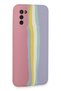 Aconcept Galaxy A03S Case Ebruli Launch Silicone (103412) - Pink-Lilac - 3