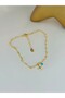 Starfish and Ball Detail Steel Anklet - 2