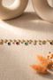 Colorful Zircon Stone Drop Model Dangle Anklet - 5