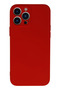 Aconcept iPhone 13 Pro Max Case Nano Inside Velvet Silicone (175125) - Red