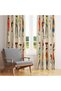 Ethnic Patterned Colorful Decorative Background Curtain with African Woman Figure** - 5