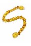 Amber Baby Bracelet Original Baltic Amber Natural Knotted Screw-Locked Handmade Honey Color - 2