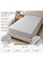 100% Cotton Double Elastic Fitted Sheet – Flexible Edges, Perfect Fit Design - Color Options Available - 2