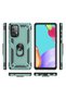 غطاء حماية ACONCEPT لهاتف Galaxy A33 5G من السيليكون مع حلقة صوفيا (14341) - أخضر - 3