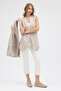 Modern Fit Linen Striped Casual Vest with Double Breasted Closure # Yl26011 - 6