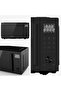 Microwave H34MOBS10HG , 34L , 1000W , 10 Levels , Black Finish - 5
