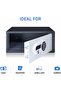 Safety Solutions O-Squire Digital Safe; 24 Months ; 9 Liter Capacity, Ideal for Home Office Hotel Use, Cash Documents, Black/White - 2