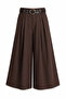 Woven Modal Belted Trousers