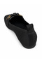 Bead Detailed Knitted Fabric Ballerina Shoes - 5