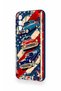 Samsung M13 Compatible American Chevrolet Patterned Silicone Case - 4